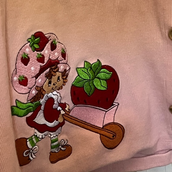 Boxlunch Strawberry Shortcake Portrait Collared Cardigan - Picture 5 of 8